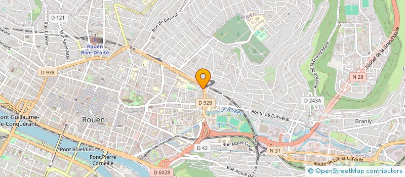 localisation de l'entreprise MF IMMO  ROUEN