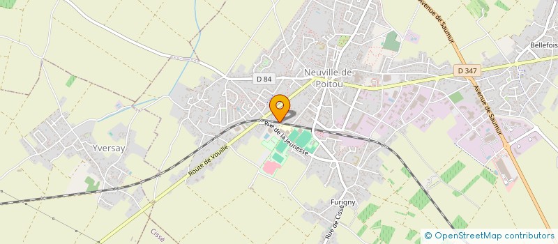 localisation de l'entreprise MF IMMO  NEUVILLE-DE-POITOU