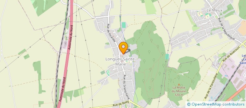 localisation de l'entreprise MF IMMO  LONGUEIL-SAINTE-MARIE