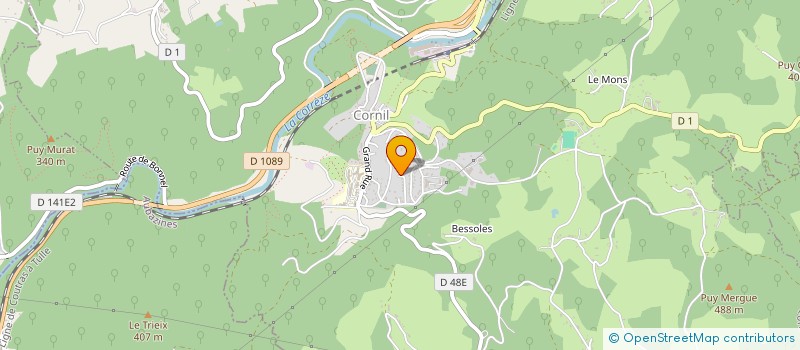 localisation de l'entreprise MF IMMO  CORNIL