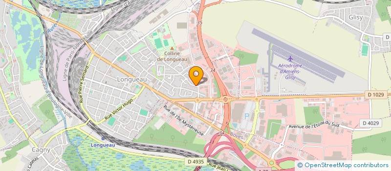 localisation de l'entreprise MF IMMOBILIER  LONGUEAU