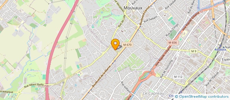 localisation de l'entreprise MF INVEST à MARCQ-EN-BARŒUL