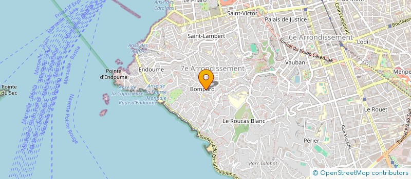 localisation de l'entreprise MF INVEST  MARSEILLE