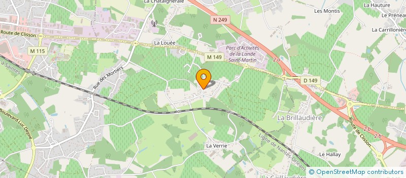 localisation de l'entreprise MF ISOLATION à VERTOU