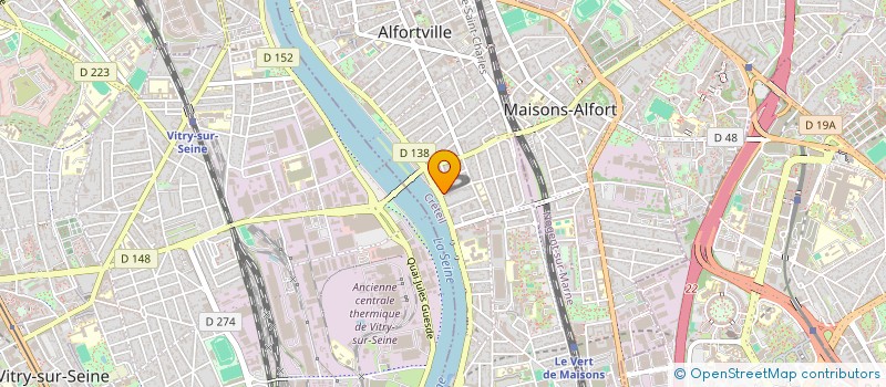 localisation de l'entreprise MF JACQUIN CONSEIL à ALFORTVILLE