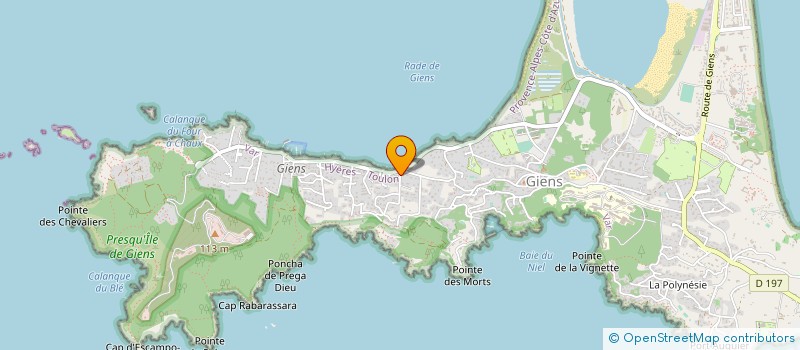 localisation de l'entreprise MF-KITE à HYERES