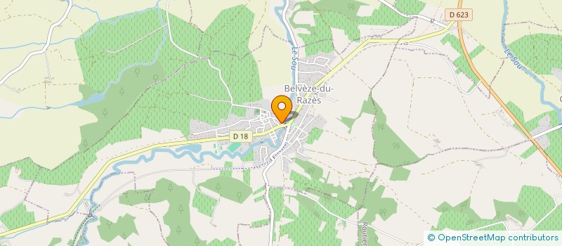 localisation de l'entreprise MF L'ALSACIENNE  BELVEZE-DU-RAZES