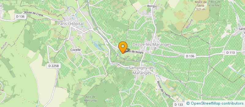 localisation de l'entreprise MF-MC  DEZIZE-LES-MARANGES