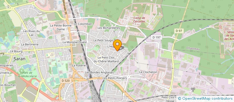 localisation de l'entreprise MF MENUISERIE à SARAN
