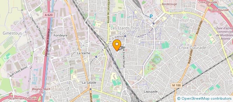 localisation de l'entreprise MF MENUISERIE à TOULOUSE