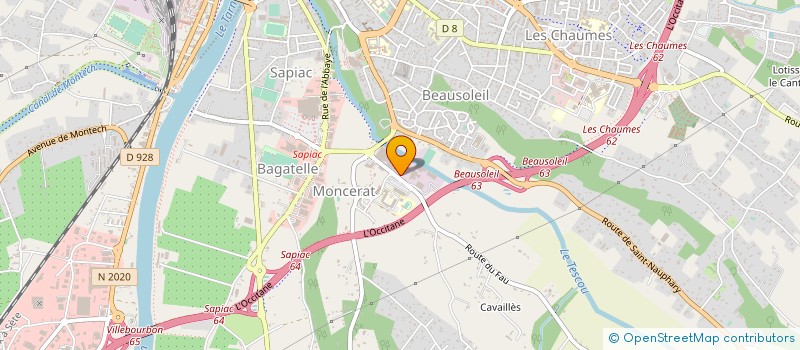 localisation de l'entreprise MF MONTAUBAN  MONTAUBAN