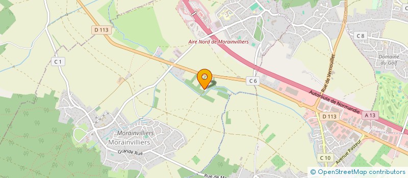 localisation de l'entreprise MF MS  MORAINVILLIERS