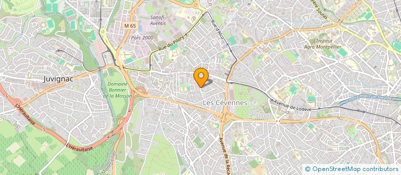 localisation de l'entreprise MF NINDO  MONTPELLIER