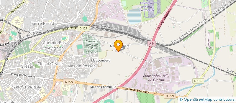 localisation de l'entreprise MF OPTIQUE  NIMES