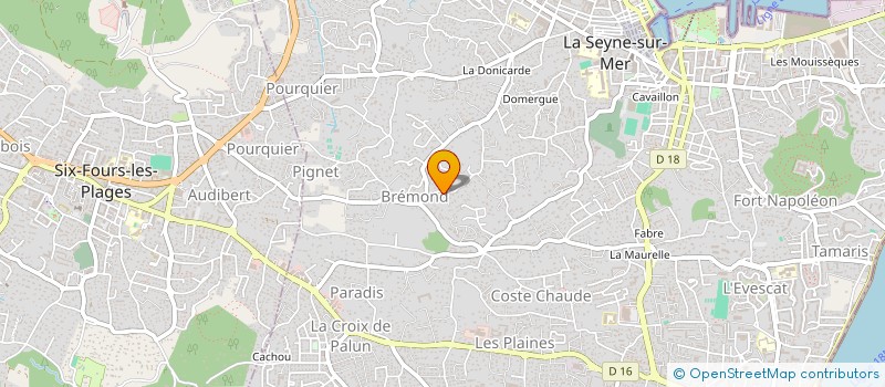 localisation de l'entreprise MF PAYSAGE 83 à LA SEYNE-SUR-MER