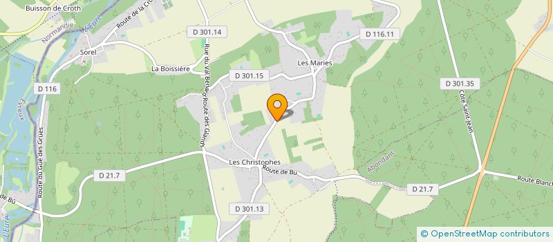 localisation de l'entreprise MF PAYSAGE à SOREL-MOUSSEL