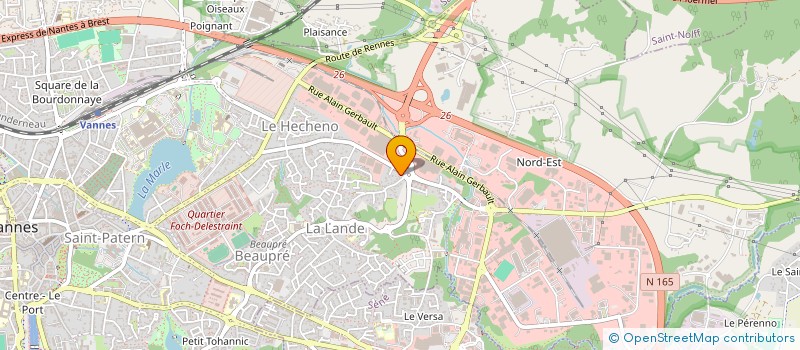 localisation de l'entreprise MF PERFORMANCE à VANNES