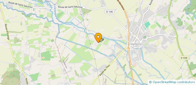 localisation de l'entreprise MF PRIMEURS  VELLERON