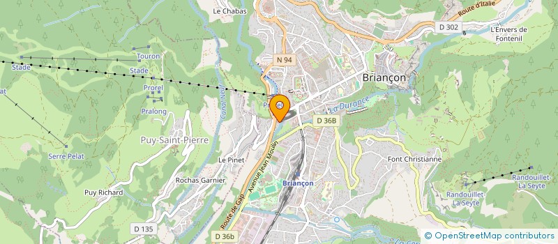 localisation de l'entreprise MF PROPRETE à BRIANCON