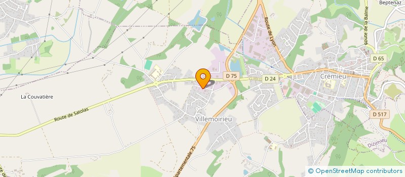 localisation de l'entreprise MF RECRUTEMENT  SAINT-QUENTIN-FALLAVIER