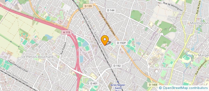 localisation de l'entreprise MF RENOV à SAINT-PRIX