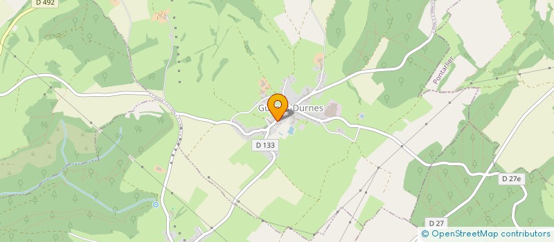 localisation de l'entreprise MF RENOV'  GUYANS-DURNES