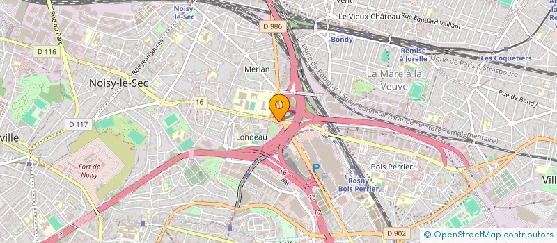 localisation de l'entreprise MF RENOVATION à ROSNY-SOUS-BOIS