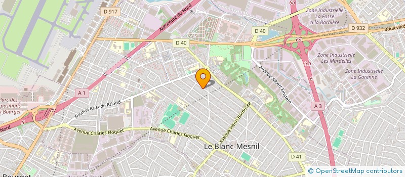 localisation de l'entreprise MF ROYAL  VAUJOURS