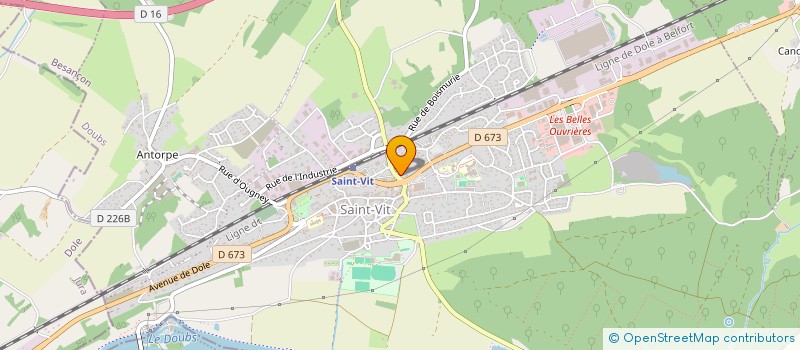 localisation de l'entreprise MF SAINT VIT  SAINT-VIT