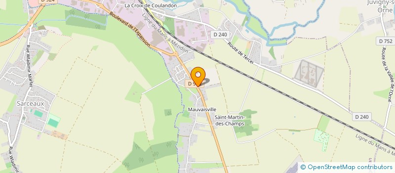 localisation de l'entreprise MF.SCI à ARGENTAN