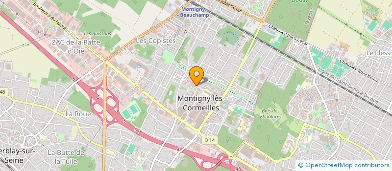 localisation de l'entreprise MF SECURITE à MONTIGNY-LES-CORMEILLES