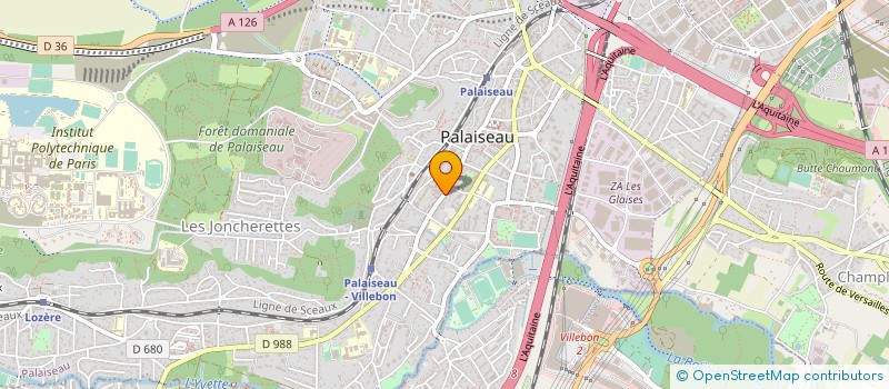 localisation de l'entreprise MF SERVICE à PALAISEAU