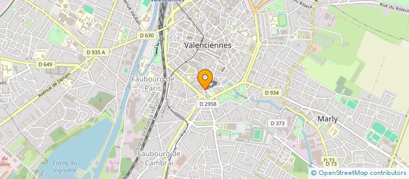 localisation de l'entreprise MF SERVICES à VALENCIENNES