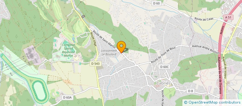 localisation de l'entreprise MF SUD ENERGIE  CABRIES