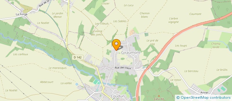 localisation de l'entreprise MF TECH CONSULTING  GIRAUMONT