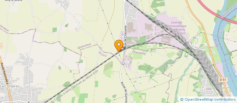 localisation de l'entreprise MF TOITURE  QUINCIEUX