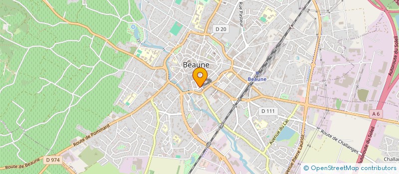 localisation de l'entreprise MF TRADING à BEAUNE