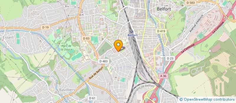 localisation de l'entreprise MF TRANSPORTS à AUDINCOURT
