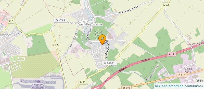 localisation de l'entreprise MF URGENCE TRAVAUX à GASVILLE-OISEME