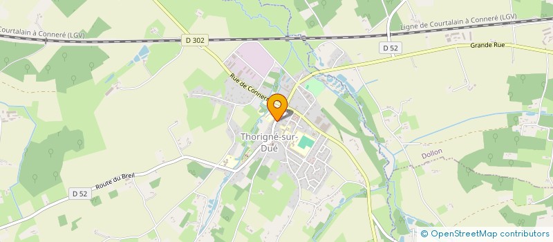 localisation de l'entreprise MF VALE DA SILVA  THORIGNE-SUR-DUE