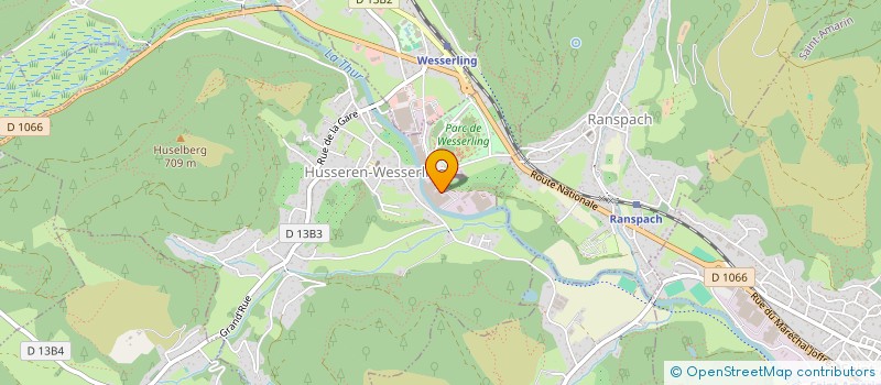 localisation de l'entreprise MF ZINGUERIE  HUSSEREN-WESSERLING