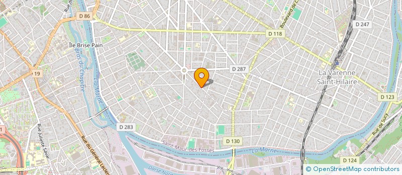 localisation de l'entreprise MF15 à SAINT-MAUR-DES-FOSSES