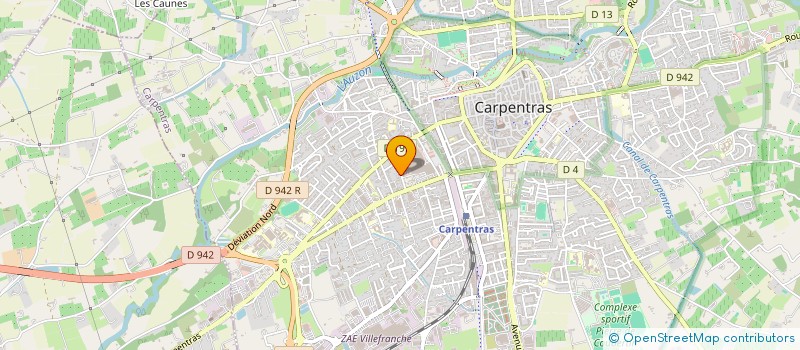 localisation de l'entreprise MF2  CARPENTRAS