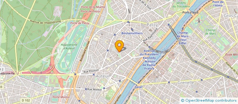 localisation de l'entreprise MF2CONSEIL  PARIS