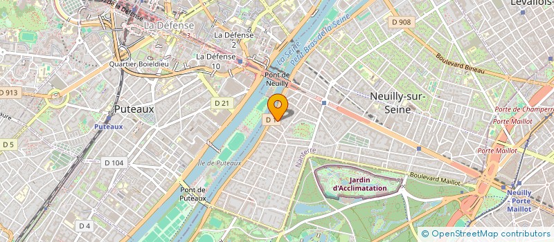 localisation de l'entreprise MF2E à NEUILLY-SUR-SEINE