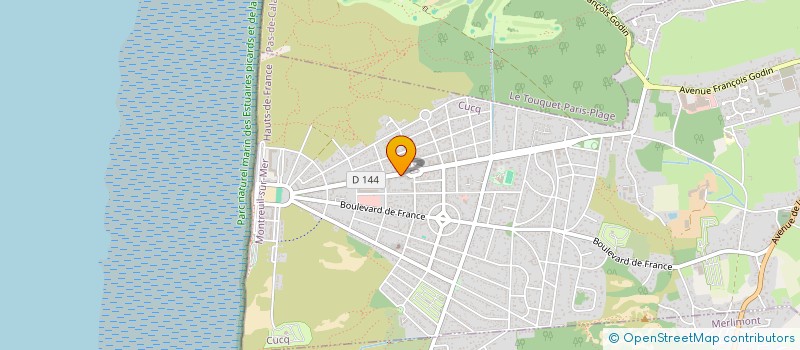 localisation de l'entreprise MF2W  CUCQ