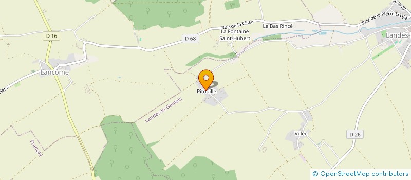 localisation de l'entreprise MF3S  LANDES-LE-GAULOIS