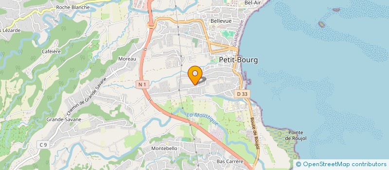 localisation de l'entreprise MF4 INVEST à PETIT-BOURG