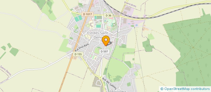 localisation de l'entreprise MFA  ESTREES-SAINT-DENIS