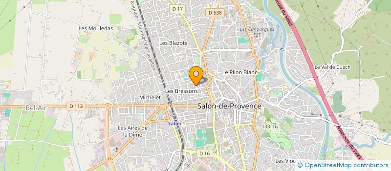 localisation de l'entreprise MFA SARL à SALON-DE-PROVENCE